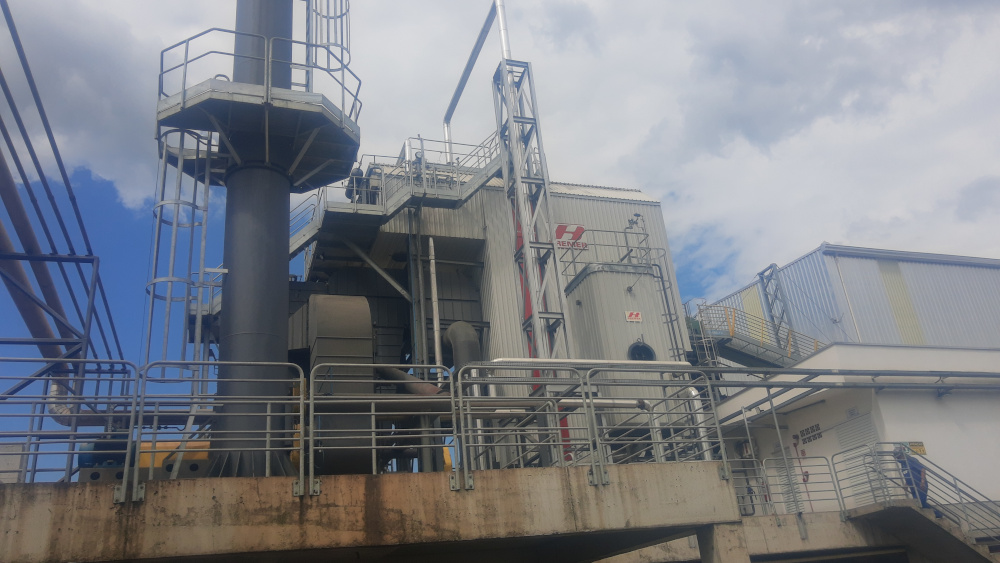 Planta industrial de geração de vapor de grande porte